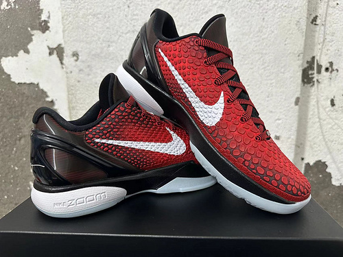 Kobe Bryant 6ta generación negro y rojo 40-50 5